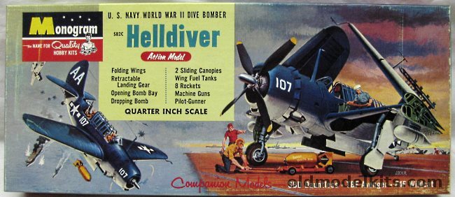 Monogram 1/48 Curtiss SB2C Helldiver -  Four Star Issue, PA69-149 plastic model kit